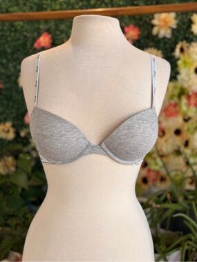 Victoria's Secret Gray Lightly Padded Everyday Bra